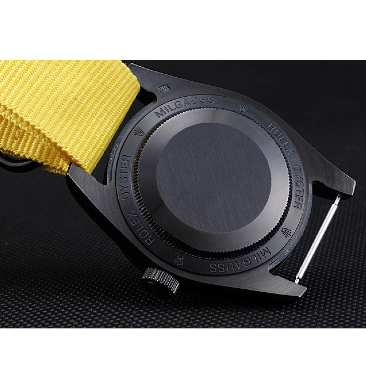Rolex copies cheap 621999 Strap Nylon Rolex Bamford Yellow Milgauss 0530